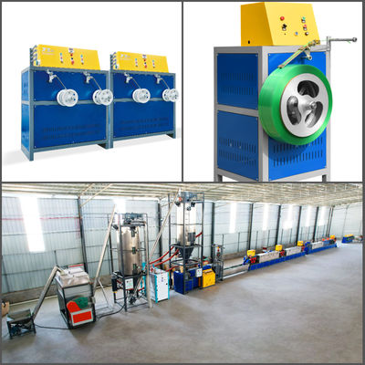 Extrusion equipment Single screw PET plastic belt production line PET strapping equipment PET belt making machine with Add PET toughening agent