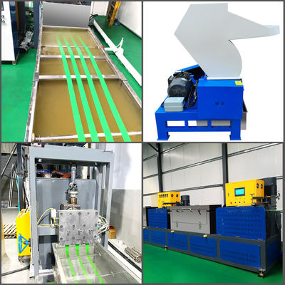 PLC Control System PET Strap Making Machine Thickness 0.4mm 1.2mm