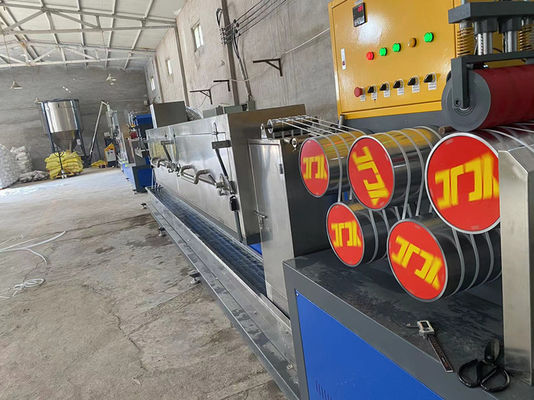 PP Strap Extruder With Hot Cutting System , PP Woven Strap Band Extrusion Machine