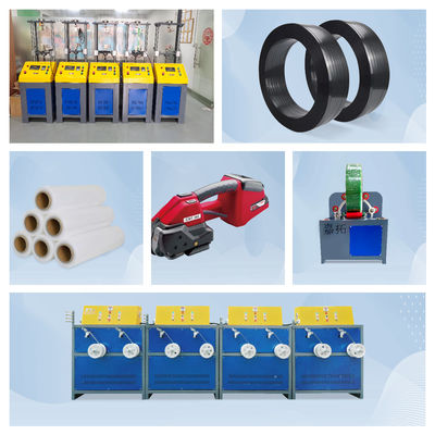 Customized 9-25mm PET plastic steel strap production line PET strapping equipment pet strapping equipment with 100-600KG/KG extrusion output