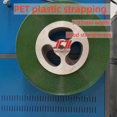 Wholesale 9-32mm Customized Green PET Polyester Plastic Steel Strapping Belt For Bricks Rocks Packing