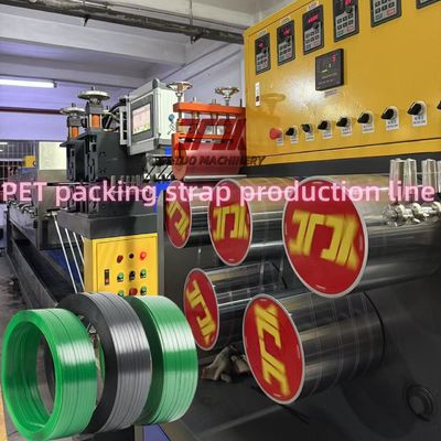 PET Packing Strap Extrusion Machine with 5000L drying barrel and PLC control system
