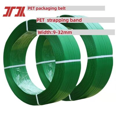 9-32mm PET plastic strapping PP PET packaging strap made from 100% recycled PET material