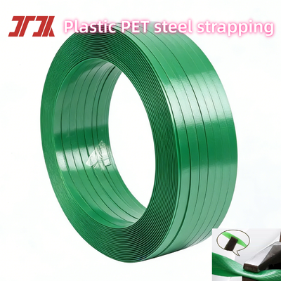9-32mm Width PET Plastic Strapping For Pallets Bundling Heavy Cargo Packaging