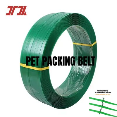 شريط تغليف PET ذو قوة شد عالية ومقاوم للعوامل الجوية بعرض 9-32 مم للبضائع الثقيلة